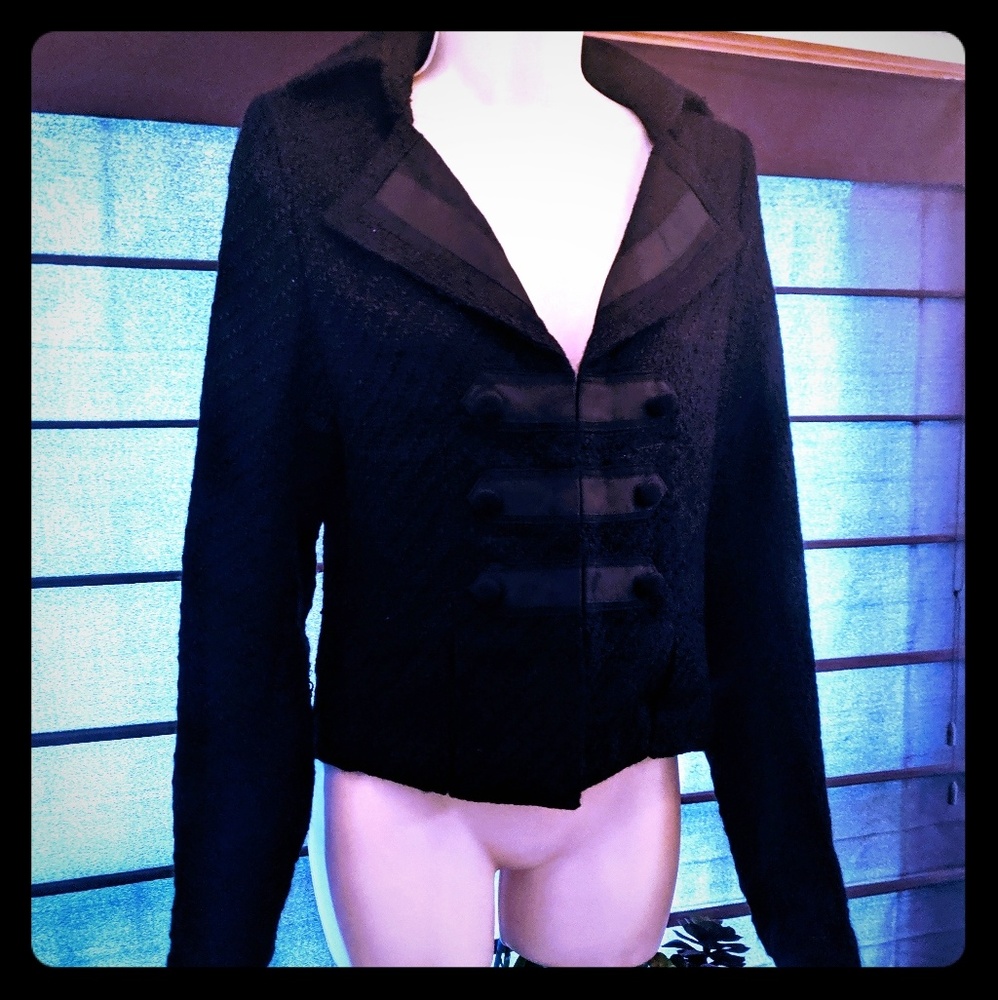 Jenny B brand black blazer junior size large